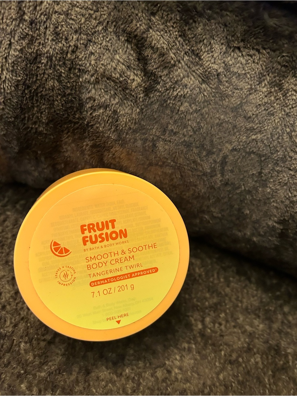 Bath and Body Works Fruit Fusion Tangerine Swirl Body Cream